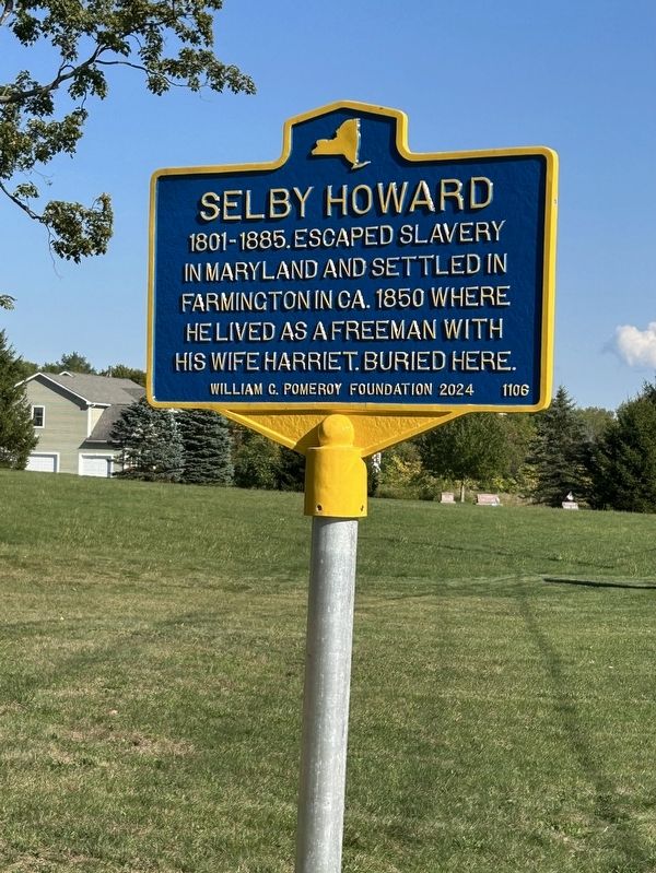 Selby Howard Marker. Click for full size. Selby Howard Marker image. Click for full size.