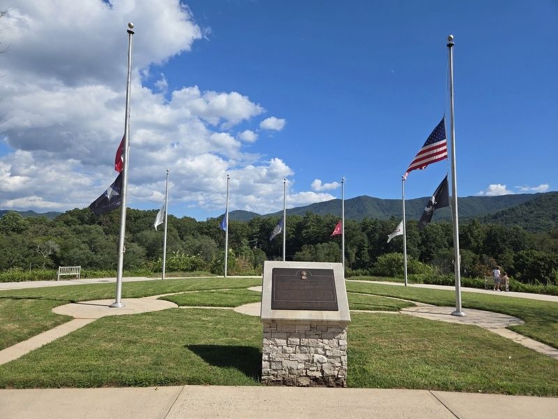 Address by President Abraham Lincoln Marker at the Western Carolina State Veterans Cemetery. Click for full size. Address by President Abraham Lincoln Marker at the Western Carolina State Veterans Cemetery image. Click for full size.