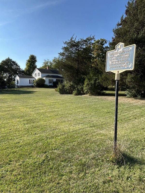 Underground RR Marker image. Click for full size.