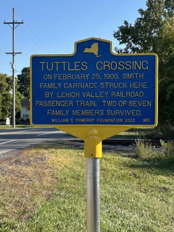 Tuttles Crossing Marker image. Click for full size.