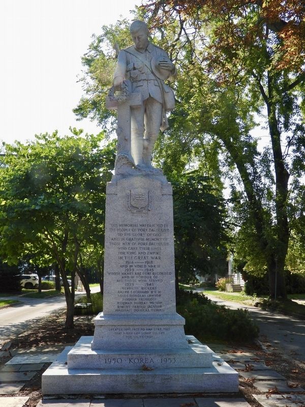 Port Dalhousie Cenotaph - Front. Click for full size. Port Dalhousie Cenotaph - Front image. Click for full size.