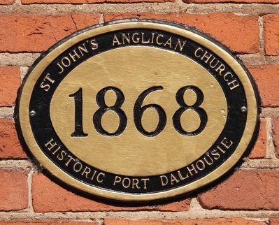 St John's Anglican Church 1868 - Marker. Click for full size. St John's Anglican Church 1868 - Marker image. Click for full size.