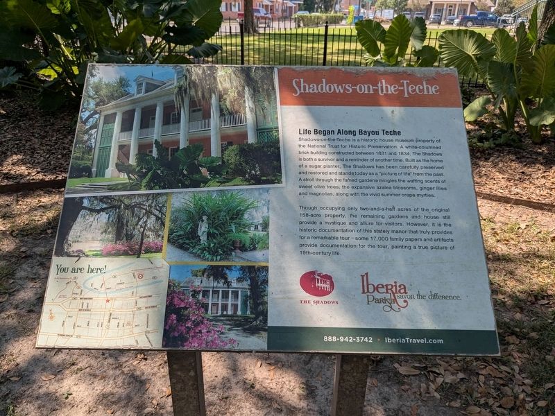 Shadows-on-the-Teche Marker image. Click for full size.