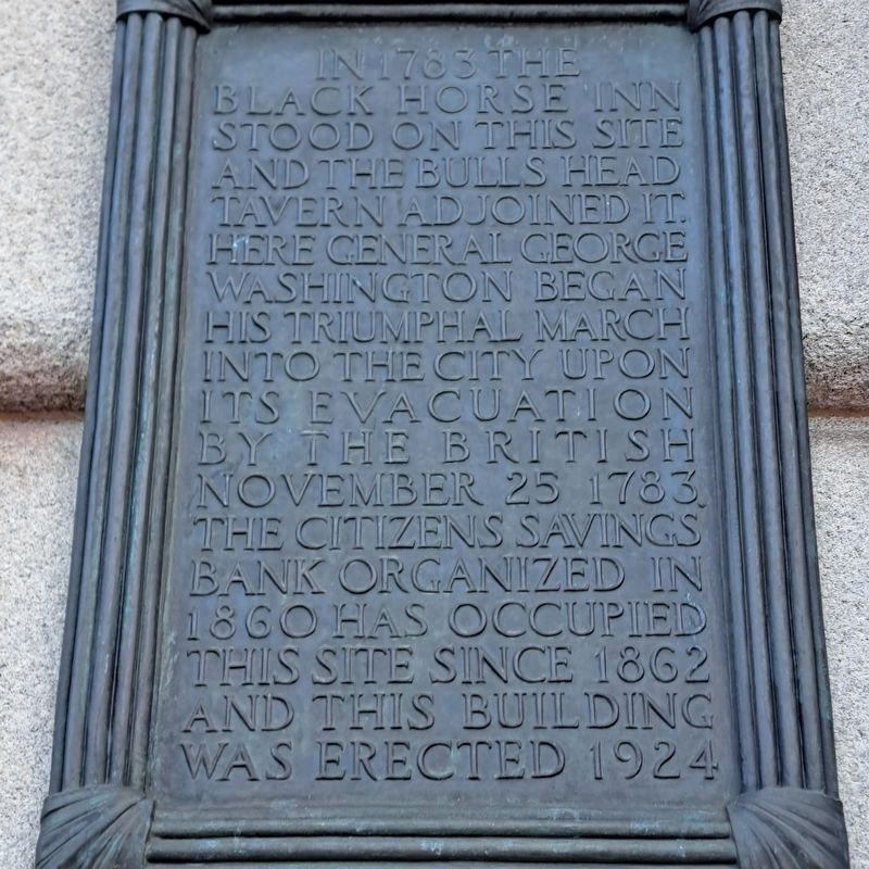 Black Horse Tavern Marker. Click for full size. Black Horse Tavern Marker image. Click for full size.