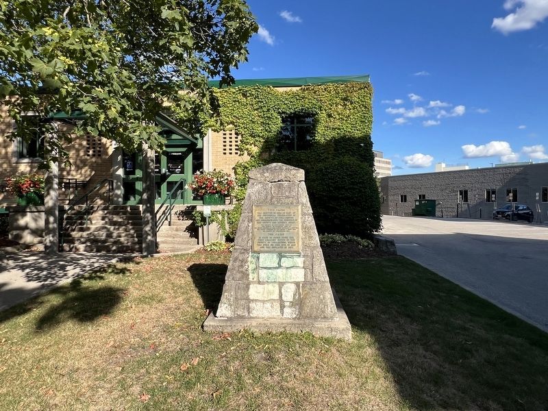 Centennial of the County of Wellington Marker. Click for full size. Centennial of the County of Wellington Marker image. Click for full size.