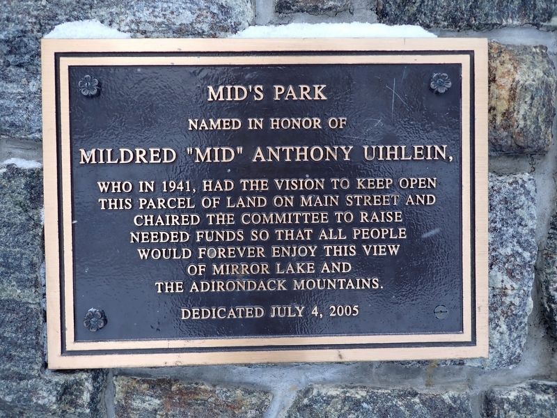 Mid's Park Marker image. Click for full size.