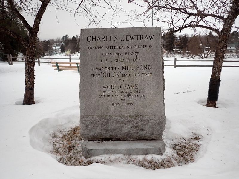 Charles Jewtraw Marker image. Click for full size.