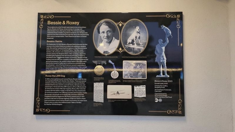 Bessie & Roxey Marker. Click for full size. Bessie & Roxey Marker image. Click for full size.