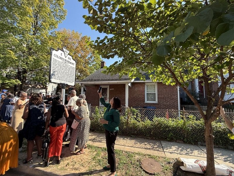 Colored Rosemont Marker with 1312 Wythe Street visible in the background. Click for full size. Colored Rosemont Marker with 1312 Wythe Street visible in the background image. Click for full size.