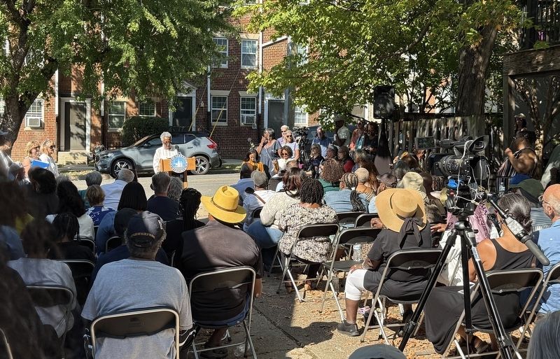 One of the speakers at the unveiling event for the marker. Click for full size. One of the speakers at the unveiling event for the marker image. Click for full size.
