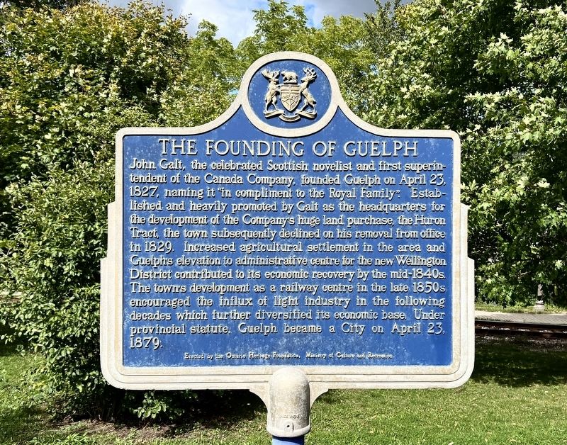 The Founding of Guelph Marker. Click for full size. The Founding of Guelph Marker image. Click for full size.