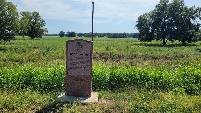 Boggy Depot Marker. Click for full size. Boggy Depot Marker image. Click for full size.