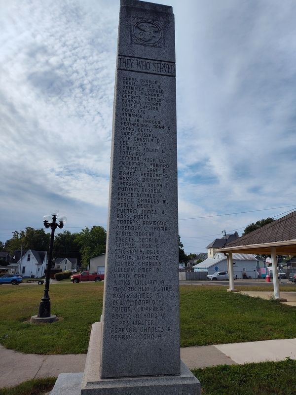 St. Paris and Johnson Township World War II Memorial image. Click for full size.