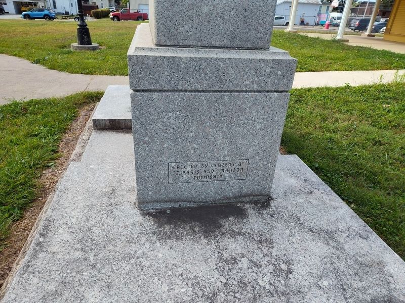 St. Paris and Johnson Township World War II Memorial image. Click for full size.