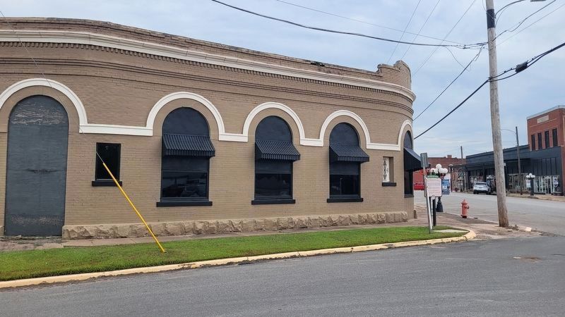 The view of the Old Town Post Office and Marker from across Smith Ave. Click for full size. The view of the Old Town Post Office and Marker from across Smith Ave image. Click for full size.