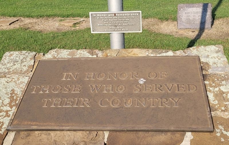 In Honor of those who served their Country Marker. Click for full size. In Honor of those who served their Country Marker image. Click for full size.
