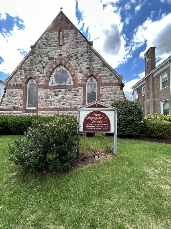 First Congregational Church Marker image. Click for full size.