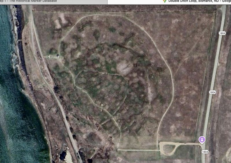 Aerial view of Double Ditch Historic Site from Google Maps. Click for full size. Aerial view of Double Ditch Historic Site from Google Maps image. Click for full size.