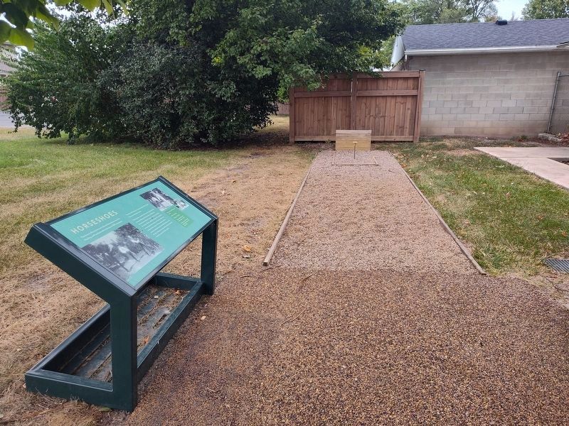 Horseshoes Marker. Click for full size. Horseshoes Marker image. Click for full size.