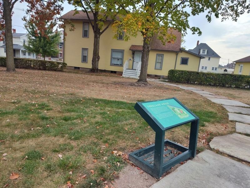 Freeland House Marker. Click for full size. Freeland House Marker image. Click for full size.