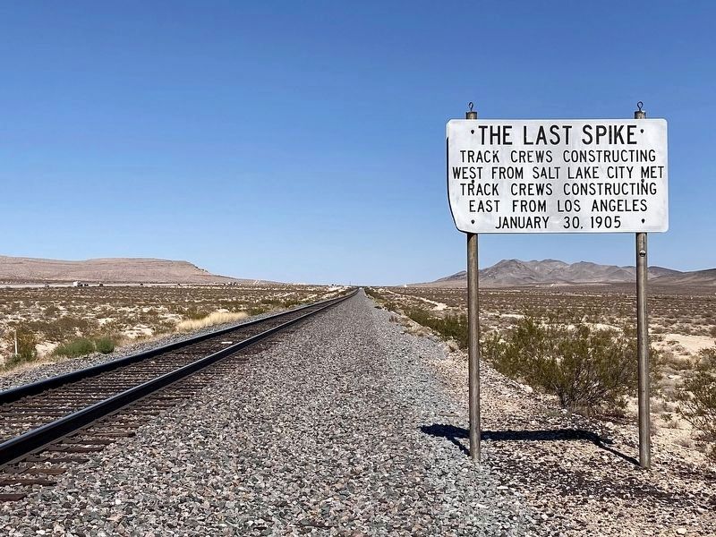 The Last Spike Marker. Click for full size. The Last Spike Marker image. Click for full size.