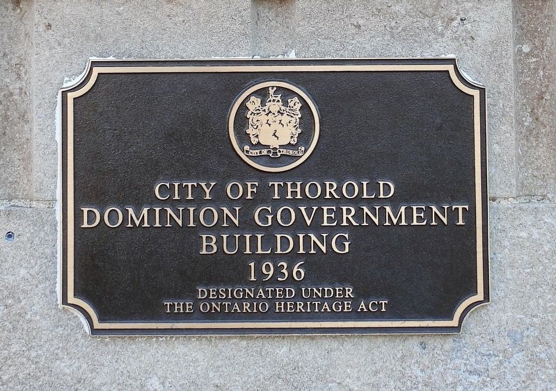 Dominion Government Building 1936 - Marker image. Click for full size.