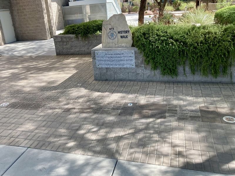 History Walk and Marker. Click for full size. History Walk and Marker image. Click for full size.