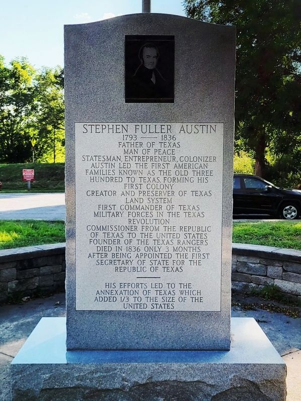 Stephen Fuller Austin Memorial. Click for full size. Stephen Fuller Austin Memorial image. Click for full size.
