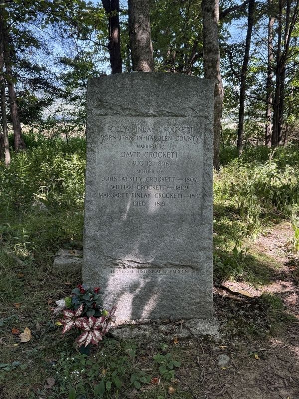 Polly Crockett Grave image. Click for full size.