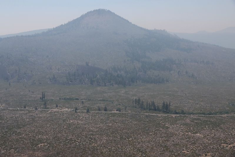 View across Hat Creek Valley to Sugarloaf Peak image. Click for full size.