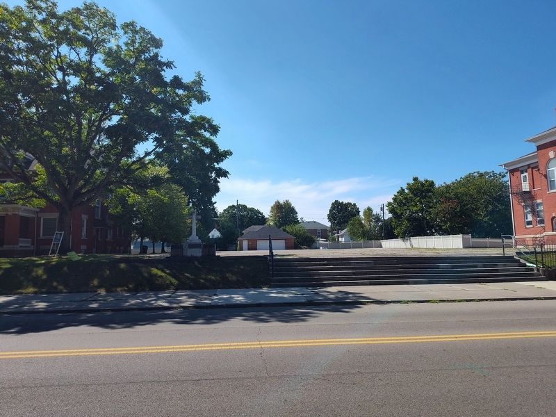 Original Site of Saint Mary Church Marker. Click for full size. Original Site of Saint Mary Church Marker image. Click for full size.