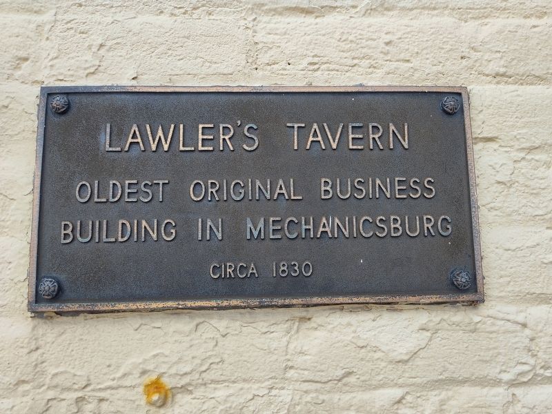 Lawler's Tavern Marker image. Click for full size.