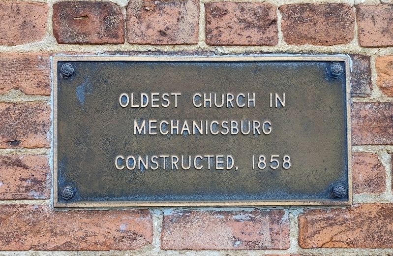 Oldest Church Marker image. Click for full size.