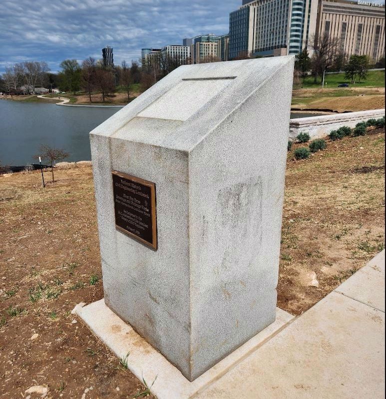 River Des Peres Sewage and Drainage Works Marker. Click for full size. River Des Peres Sewage and Drainage Works Marker image. Click for full size.