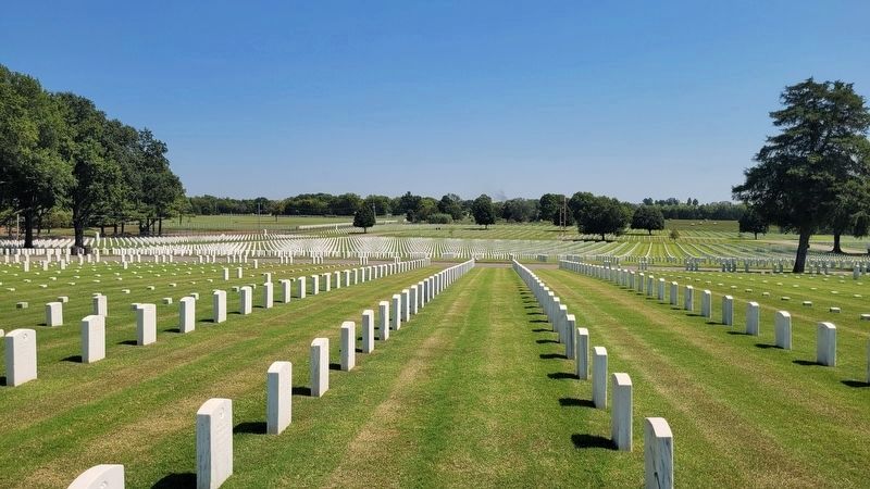 A view of the Fort Gibson National Cemetery image. Click for full size.