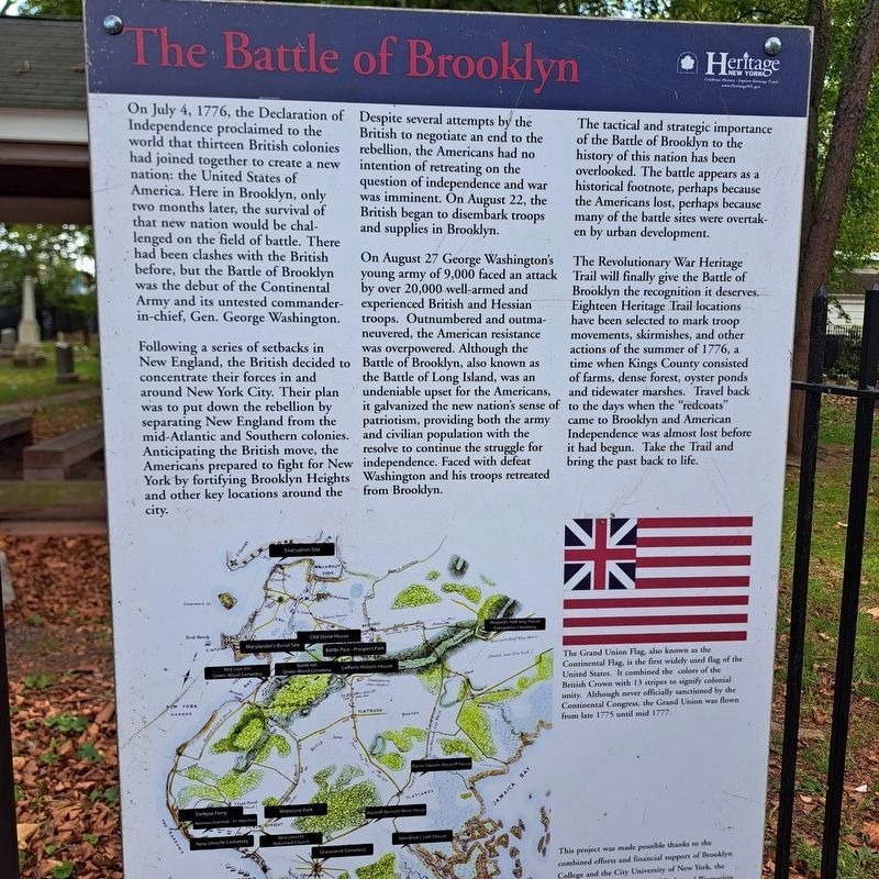 American Revolution in Brooklyn image. Click for full size.