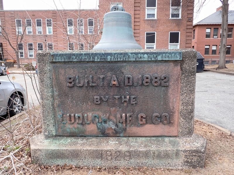 Original High School Bell Marker image. Click for full size.
