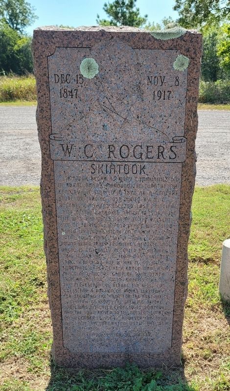 W.C. Rogers Marker image. Click for full size.