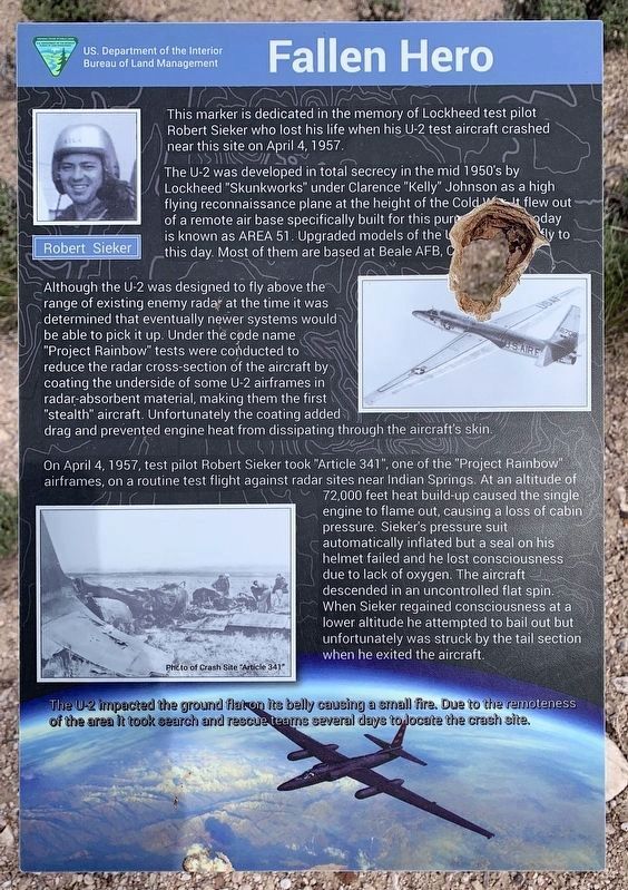 Fallen Hero Marker. Click for full size. Fallen Hero Marker image. Click for full size.