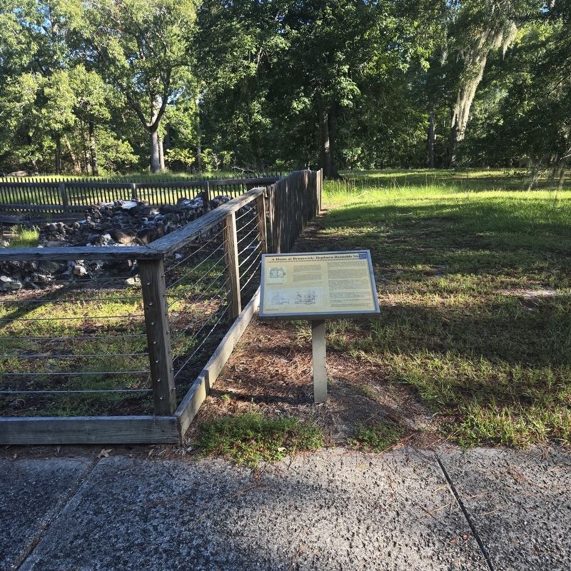 A Home at Brunswick: Hepburn-Reonolds Site Marker image. Click for full size.