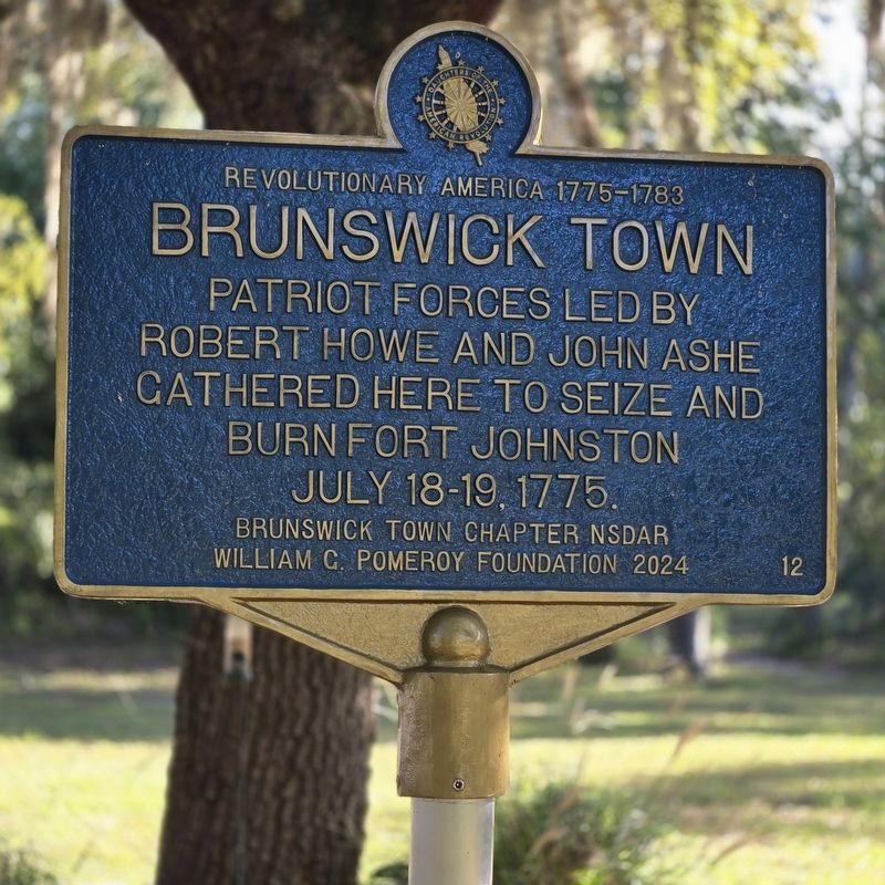 Brunswick Town Marker image. Click for full size.