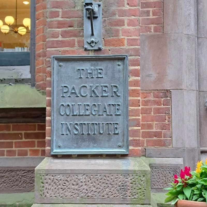The Packer Collegiate Institute Marker. Click for full size. The Packer Collegiate Institute Marker image. Click for full size.