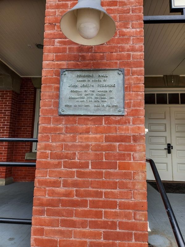 Pershing Hall Marker. Click for full size. Pershing Hall Marker image. Click for full size.