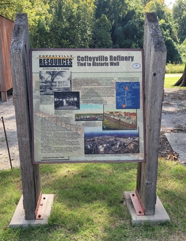 Coffeyville Refinery Marker. Click for full size. Coffeyville Refinery Marker image. Click for full size.