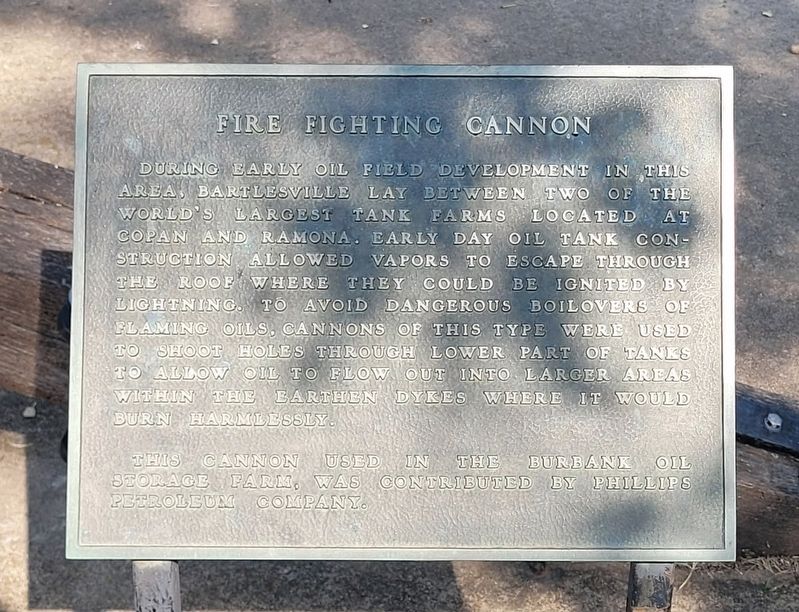 Fire Fighting Cannon Marker. Click for full size. Fire Fighting Cannon Marker image. Click for full size.