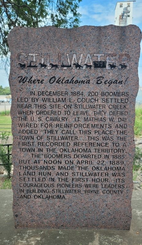 Stillwater Marker. Click for full size. Stillwater Marker image. Click for full size.