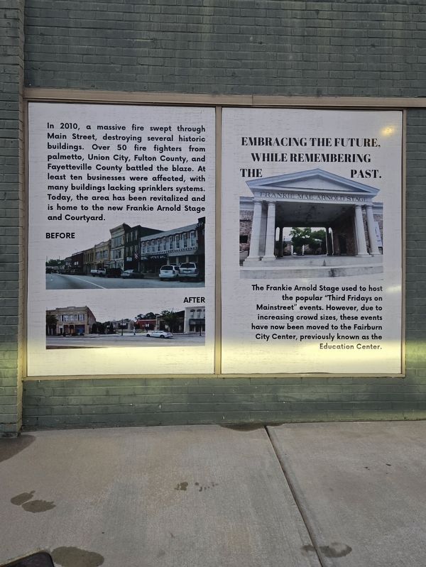 Celebrating Fairburn's History Marker (panels 2 & 3). Click for full size. Celebrating Fairburn's History Marker (panels 2 & 3) image. Click for full size.