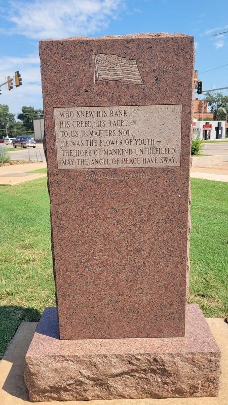 Veterans Memorial - Reverse Side image. Click for full size.