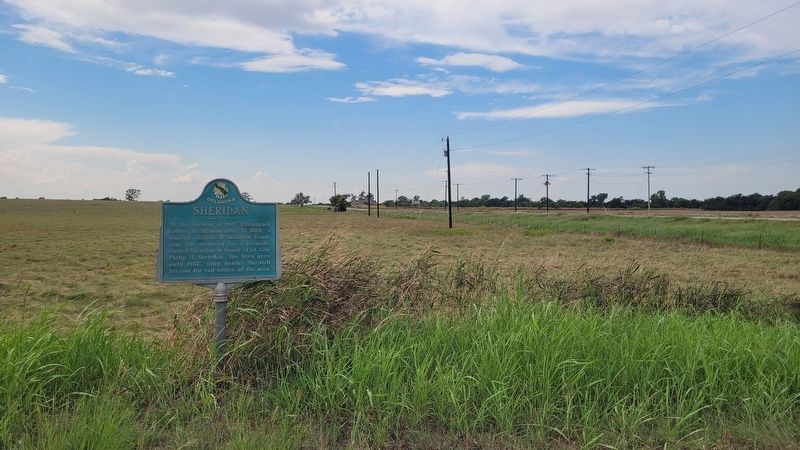 Sheridan Marker. Click for full size. Sheridan Marker image. Click for full size.
