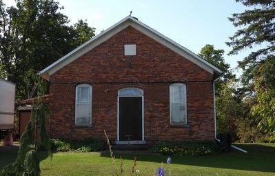 Lyon's Creek Church 1861 (just west of cemetery). Click for full size. Lyon's Creek Church 1861 (just west of cemetery) image. Click for full size.
